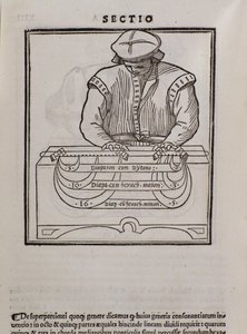 Side fra Musica theorica av Lodovico Fogliani (1475?-1542) (eller Ludovico Foliani) musikkteoretiker av Italian School