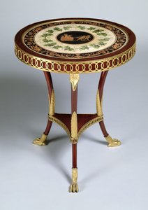 Sokkelbord, 1804-14 (forgylt tre)
