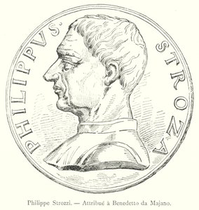 Philippe Strozzi, Attribut to Benedetto da Majano (gravering) av Italian School