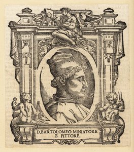 Portrett av Bartolomeo della Gatta, italiensk (florentinsk) maler, illuminator og arkitekt av Italian School