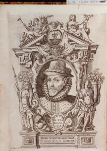 Portrett av Cesare Black kalt Il Trombone (1536-1604), en italiensk danser av Italian School