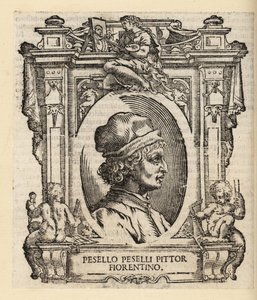 Portrett av Francesco Pesellino, italiensk maler fra Firenze av Italian School