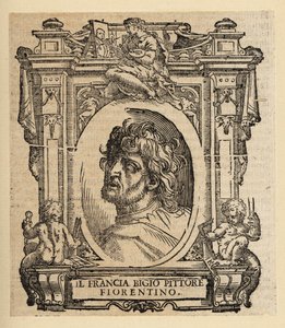 Portrett av Franciabigio, italiensk maler fra den florentinske renessansen av Italian School