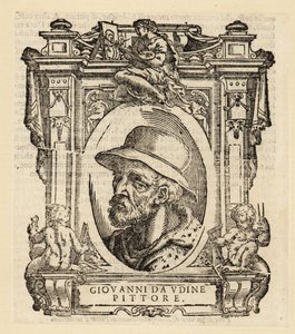 Portrett av Giovanni Nanni, italiensk maler og arkitekt født i Udine av Italian School