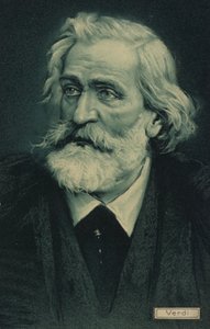 Portrett av Giuseppe Verdi av Italian School