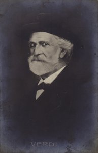 Portrett av Giuseppe Verdi av Italian School