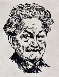 Portrett av Leos Janacek, illustrasjon fra hans selvbiografi 