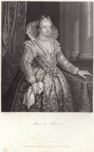 Portrett av Marie de Medici av Italian School