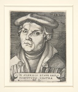 Portrett av Martin Luther av Italian School
