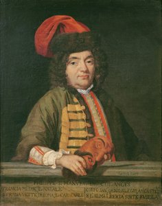 Portrett av Philippe Emmanuel de Coulanges kledd for karneval, 1690