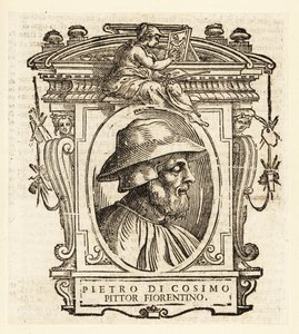 Portrett av Piero di Cosimo, italiensk maler fra renessansen fra Firenze av Italian School