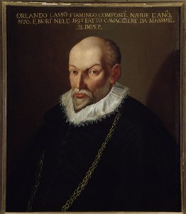 Portrett av Roland de Lassus (1532-1594) flamsk komponist av Italian School