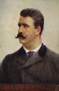 Portrett av Ruggero Leoncavallo av Italian School