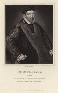 Portrett av Sir Nicholas Bacon av Italian School