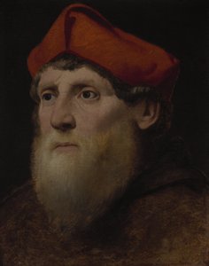 Portrett av en skjeggete prelat, ca. 1520-40 av Italian School