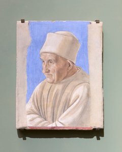 Portrett av en gammel mann, siste fjerdedel av 1400-tallet av Italian School