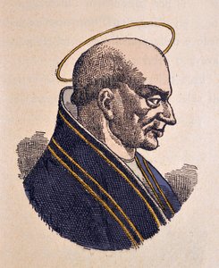 Portrett av paven Adeodat eller Dieudonne Ier (615-618) av Italian School