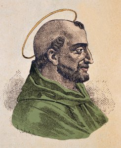 Portrett av paven Anicet (Anicetus eller Aniceto) (ca. 155-166) av Italian School