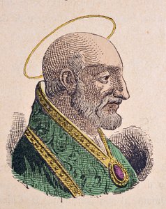 Portrett av paven Caius (Caio eller Gaius) (293-296) av Italian School