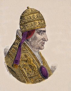 Portrett av paven Clement II (Clemente eller Clemens) (1046-1047) av Italian School