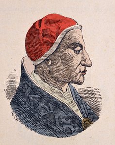 Portrett av paven Felix IV (Felice) (526-530) av Italian School
