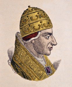 Portrett av pave Johannes XVII (Giovanni, Ioannes) (1003) av Italian School