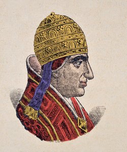 Portrett av pave Johannes XXII (Giovanni, Ioannes) (1316-1334) av Italian School