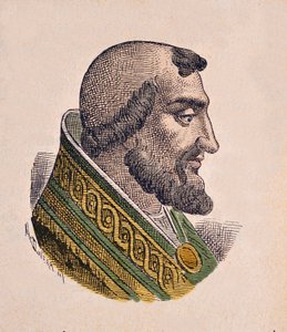 Portrett av paven Leon IX (Leo, Leone) (1049-1054) av Italian School