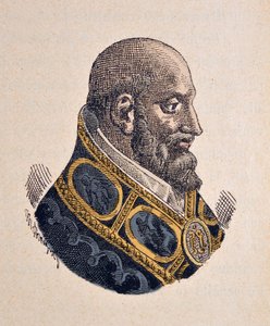 Portrett av paven Marcel II (Marcellus eller Marcello) (1555) av Italian School