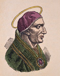 Portrett av paven Zosimus Ier (Zosimus, Zosimus) (417-418) av Italian School