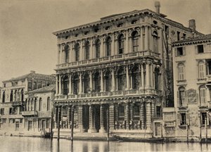 Robert Brownings (1812-89) bolig i Venezia av Italian School