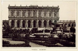 Roma: Villa Albani (litho) av Italian School