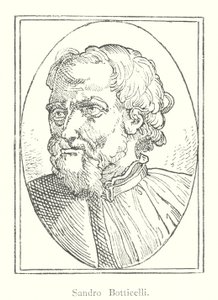 Sandro Botticelli (gravering) av Italian School