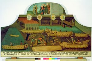 Tegn for Marangoni-familien av skipsbyggere, venetiansk, 1517 av Italian School