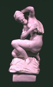 Statuett, etter en bronse av Giambologna (1529-1608) Vinovo-fabrikk, sent på 1700-tallet (porselen) av Italian School
