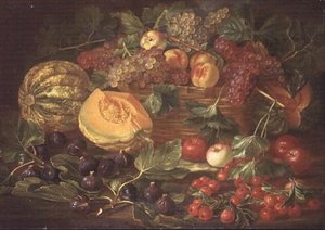 Stilleben av frukt av Italian School