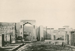 The Arch of Caligula som den er (gravure) av Italian School