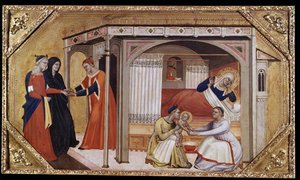 Jomfruens fødsel, 1300-tallet av Italian School