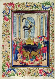 The Triumphs: The Triumph of Death (akvarell på papir) av Italian School