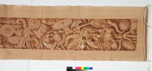 Three Drawings after the Antique, ca. 1750 (penseltegning forhøyet i brun vask over svak angivelse i svart kritt) av Italian School
