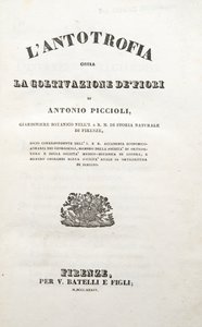 Tittelside, fra The Antotrophy Or The Cultivation Of Flowers av Antonio Piccioli, pub. 1834 (gravering) av Italian School