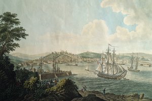 Trieste by og dens frihavn, Italia av Italian School