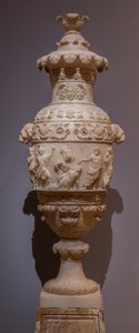Vase med en klassisk scene, ca. 1825 (alabast) av Italian School