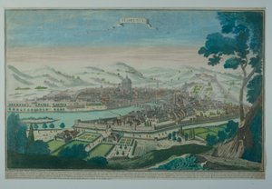 Utsikt over Firenze av Italian School