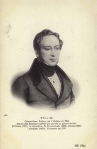 Vincenzo Bellini , italiensk operakomponist (1801–1835) av Italian School