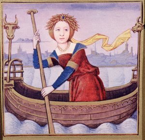 Isis, illustrasjon fra The Lost Women av Giovanni Boccaccio