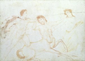 The Death of a Centaur, muligens Eurytus og Pirithous, Herculaneum (enkaustisk maling på marmor)