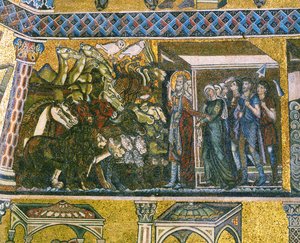 Historien om Noah (mosaikk) av Italian school