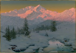 Ved foten av Garmisch-fjellene, Bayern, 1922