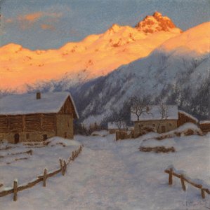 Kveld på fjellet, Haute-Savoie